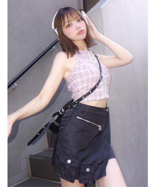 リメイクライクチェックアメスリトップス（その他トップス