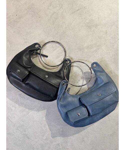 MURUA（ムルーア）の「リングハンドバッグ（ハンドバッグ・レディース・ブラック/ブルー・FREE）」の20枚目の写真
