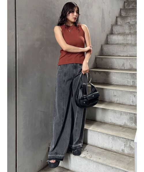 MURUA（ムルーア）の「リングハンドバッグ（ハンドバッグ・レディース・ブラック/ブルー・FREE）」の5枚目の写真