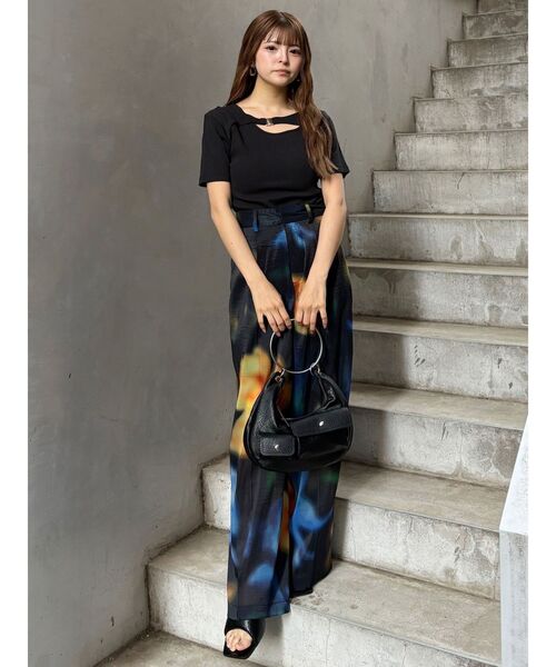 MURUA（ムルーア）の「リングハンドバッグ（ハンドバッグ・レディース・ブラック/ブルー・FREE）」の6枚目の写真