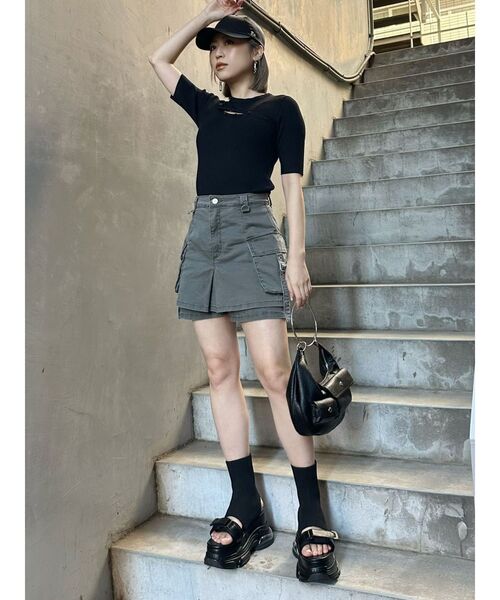 MURUA（ムルーア）の「リングハンドバッグ（ハンドバッグ・レディース・ブラック/ブルー・FREE）」の12枚目の写真