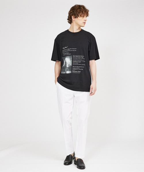DESIGNWORKS(デザインワークス)の「【BIGBEN】ロゴ 半袖Tシャツ(Tシャツ/カットソー・メンズ・ホワイト/ブラック・46/48/50)」の3枚目の写真