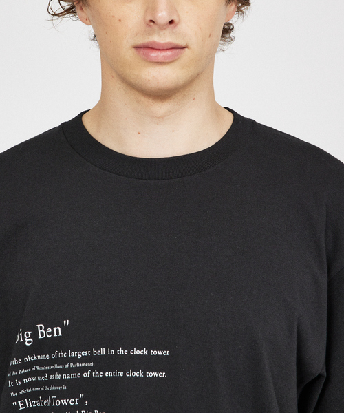 DESIGNWORKS(デザインワークス)の「【BIGBEN】ロゴ 半袖Tシャツ(Tシャツ/カットソー・メンズ・ホワイト/ブラック・46/48/50)」の6枚目の写真