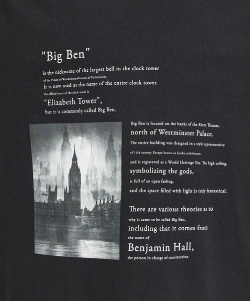 DESIGNWORKS(デザインワークス)の「【BIGBEN】ロゴ 半袖Tシャツ(Tシャツ/カットソー・メンズ・ホワイト/ブラック・46/48/50)」の8枚目の写真