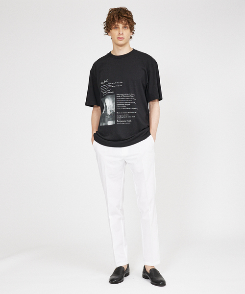 DESIGNWORKS(デザインワークス)の「【BIGBEN】ロゴ 半袖Tシャツ(Tシャツ/カットソー・メンズ・ホワイト/ブラック・46/48/50)」の10枚目の写真
