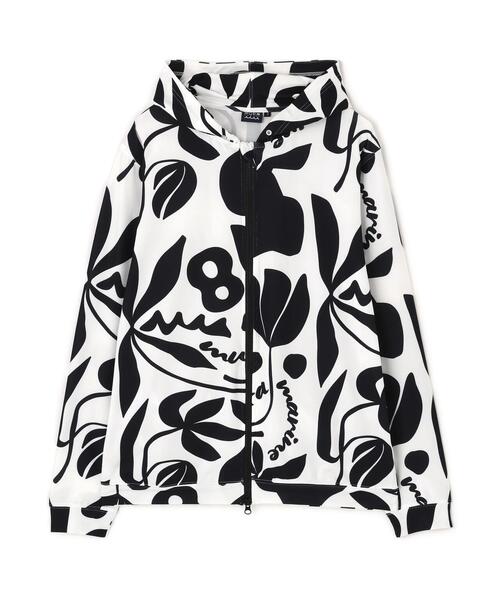 要在庫確認【国内発】muta MARINE / 総柄ラッシュパーカー muta MARINE/ムータ マリン/総柄プリントラッシュパーカー