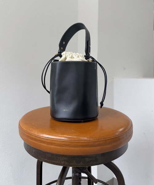 mline（エムライン）の「loti 巾着付きバケツBAG（トートバッグ・レディース・ブラウン/ブラック・FREE）」の5枚目の写真