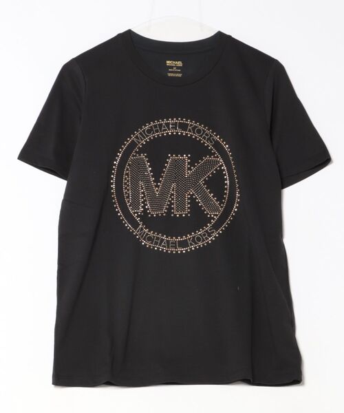 即日発送★Michael Kors★ラインストーン サークル ロゴ Tシャツ セール】ラインストーン MK サークル ロゴ Tシャツ（Tシャツ
