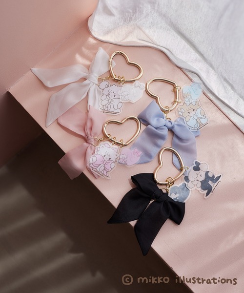 mikko コラボ】ハートカラビナチャーム（チャーム）｜one after