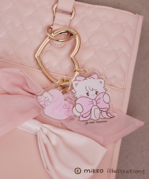 mikko コラボ】ハートカラビナチャーム（チャーム）｜one after
