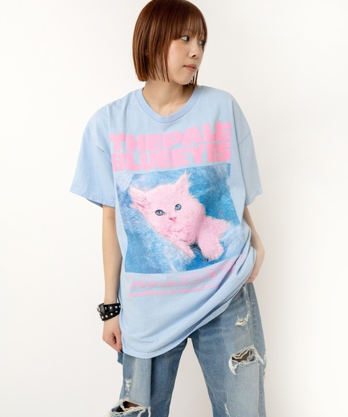 tシャツ M2501 ブルーアイズキャットＴ レディース M2501 ブルーアイズキャットT（Tシャツ/カットソー）｜RNA