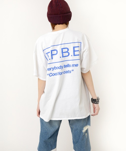 RNA(アールエヌエー)の「M2501 ブルーアイズキャットT(Tシャツ/カットソー・レディース・ライトブルー/アッシュグレー/ホワイト・MEDIUM)」の4枚目の写真