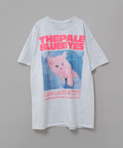 RNA(アールエヌエー)の「M2501 ブルーアイズキャットT(Tシャツ/カットソー・レディース・ライトブルー/アッシュグレー/ホワイト・MEDIUM)」の9枚目の写真