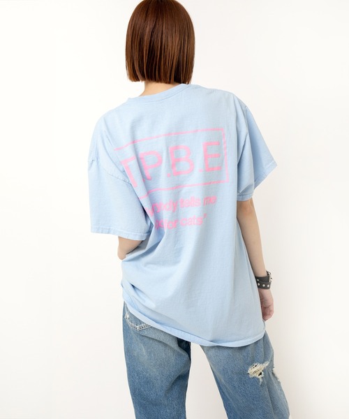 RNA(アールエヌエー)の「M2501 ブルーアイズキャットT(Tシャツ/カットソー・レディース・ライトブルー/アッシュグレー/ホワイト・MEDIUM)」の12枚目の写真