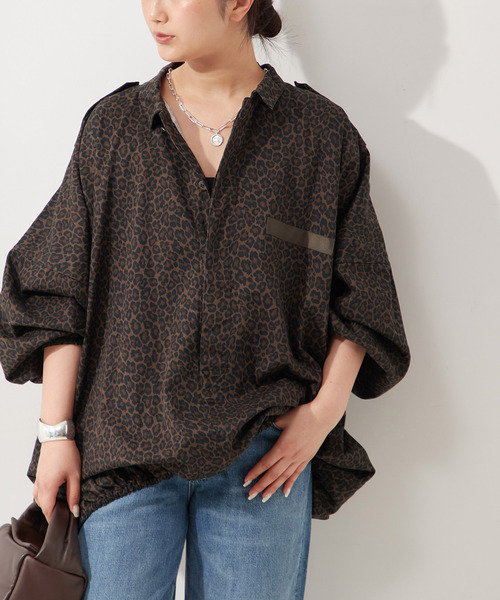 ジャーナルスタンダードレサージュ　ブルゾン 別注》【ILL ONE EIGHTY】LEOPARD SLEEPING SM：ブルゾン