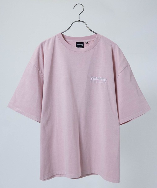 THRASHER(スラッシャー)の「【at】〔THRASHER/スラッシャー〕ピグメント加工 マガジンTシャツ(Tシャツ/カットソー・メンズ・グレー/ピンク/ブラウン/サックスブルー/チャコールグレー・LARGE/MEDIUM)」の16枚目の写真