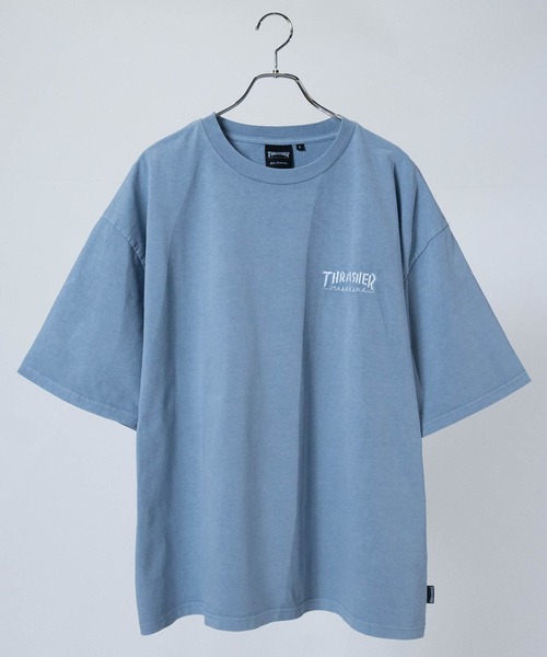 THRASHER(スラッシャー)の「【at】〔THRASHER/スラッシャー〕ピグメント加工 マガジンTシャツ(Tシャツ/カットソー・メンズ・グレー/ピンク/ブラウン/サックスブルー/チャコールグレー・LARGE/MEDIUM)」の15枚目の写真
