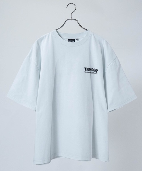 THRASHER(スラッシャー)の「【at】〔THRASHER/スラッシャー〕ピグメント加工 マガジンTシャツ(Tシャツ/カットソー・メンズ・グレー/ピンク/ブラウン/サックスブルー/チャコールグレー・LARGE/MEDIUM)」の13枚目の写真