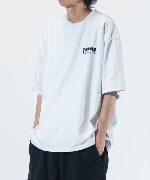 THRASHER(スラッシャー)の「【at】〔THRASHER/スラッシャー〕ピグメント加工 マガジンTシャツ(Tシャツ/カットソー・メンズ・グレー/ピンク/ブラウン/サックスブルー/チャコールグレー・LARGE/MEDIUM)」の7枚目の写真