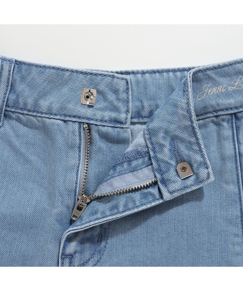 JENNI love（ジェニィラブ）の「【ウエスト調整可・コットン100％】サイドレースアップデニムショーパン（デニムパンツ・キッズ・サックスブルー/ブラック・130cm/140cm/150cm/160cm）」の17枚目の写真