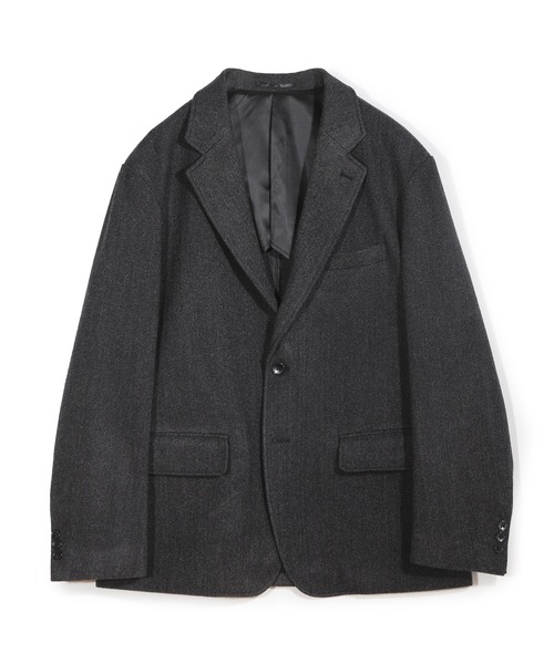 ヘリンボーン柄テーラードジャケット（テーラードジャケット）｜FUSE