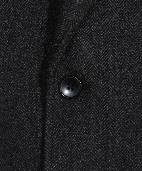 FUSE（フューズ）の「ヘリンボーン柄テーラードジャケット（テーラードジャケット・メンズ・ブラウン/チャコールグレー・01/03/02）」の15枚目の写真