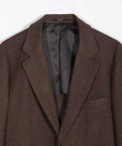 セール】ヘリンボーン柄テーラードジャケット（テーラードジャケット