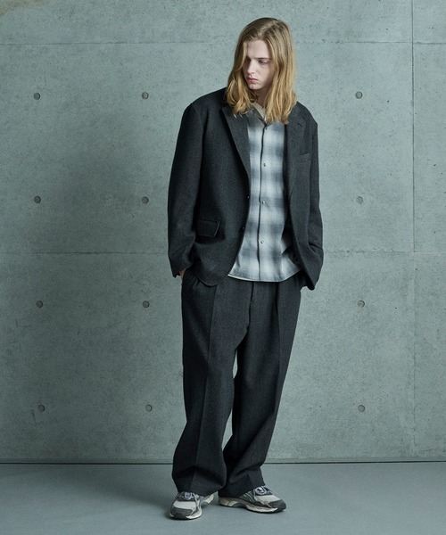 セール】ヘリンボーン柄テーラードジャケット（テーラードジャケット