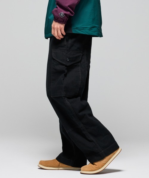 KRIFF MAYER(クリフメイヤー)の「ダックコンバットカーゴパンツ(その他パンツ・メンズ・ナチュラル/ブラック/カーキ/サンドベージュ/ダークブラウン・MEDIUM/LARGE/X-LARGE)」の1枚目の写真