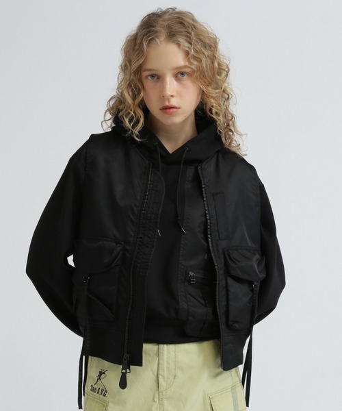 AVIREX（アヴィレックス）の「SLEEVELESS MA-1 VEST/スリーブ