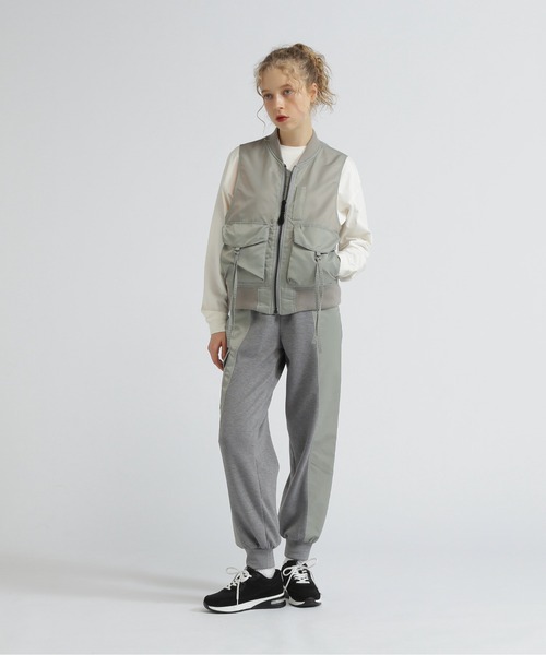 SLEEVELESS MA-1 VEST/スリーブレスMA-1ベスト（ナイロン