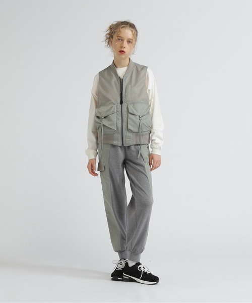 SLEEVELESS MA-1 VEST/スリーブレスMA-1ベスト（ナイロン