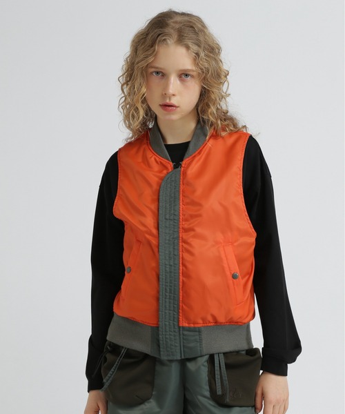 AVIREX MA-1 ベスト【新品未使用】 SLEEVELESS MA-1 VEST/スリーブレスMA-1ベスト（ナイロンジャケット