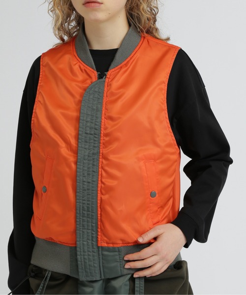 AVIREX（アヴィレックス）の「SLEEVELESS MA-1 VEST/スリーブ