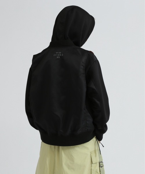 セール】SLEEVELESS MA-1 VEST/スリーブレスMA-1ベスト（ナイロン