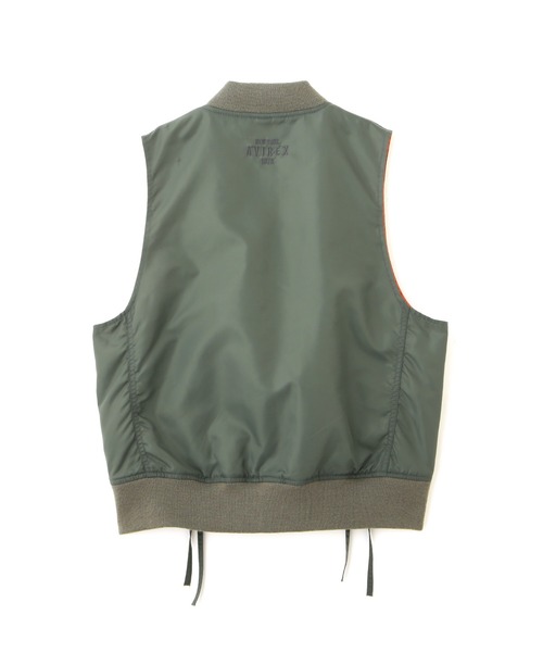 SLEEVELESS MA-1 VEST/スリーブレスMA-1ベスト（ナイロン