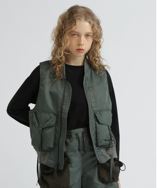 ジャケット・アウター Supreme 2-in-1 MA-1 alpha jacket Vest M 楽天