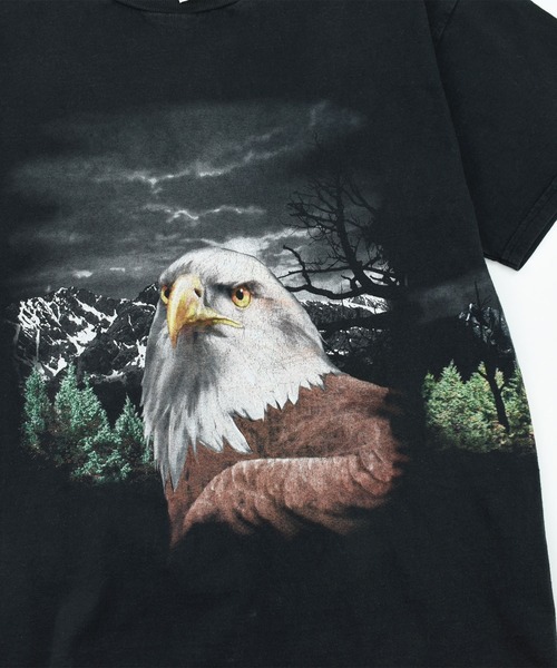 LABORATORY R(ラボラトリーアール)の「【USED】TRAU&LOEVNER TNT “eagle” アニマル Tシャツ(Tシャツ/カットソー・メンズ・ブラック・LARGE)」の4枚目の写真