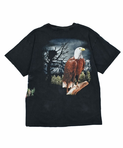 LABORATORY R(ラボラトリーアール)の「【USED】TRAU&LOEVNER TNT “eagle” アニマル Tシャツ(Tシャツ/カットソー・メンズ・ブラック・LARGE)」の5枚目の写真
