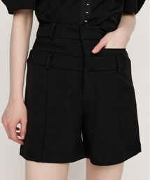 SLY | H/W LAYERD S/PT ハイウエスト レイヤード ショートパンツ 夏服 秋服(スラックス)