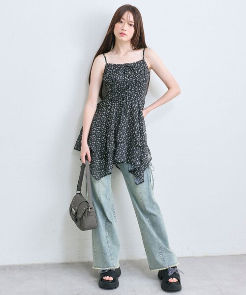 セール】イレヘムキャミチュニックワンピース（ワンピース）｜OLIVE