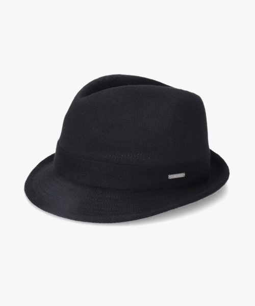 OVERRIDE(オーバーライド)の「OVERRIDE OGC STANDARD KNIT FEDORA / オーバーライド(ハット・メンズ・ブラック/ベージュ/ブラウン・62cm/60cm/58cm)」の7枚目の写真