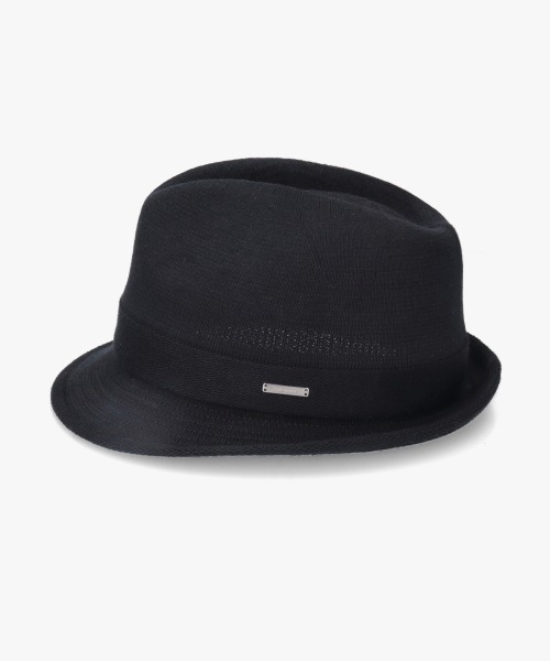 OVERRIDE(オーバーライド)の「OVERRIDE OGC STANDARD KNIT FEDORA / オーバーライド(ハット・メンズ・ブラック/ベージュ/ブラウン・62cm/60cm/58cm)」の9枚目の写真