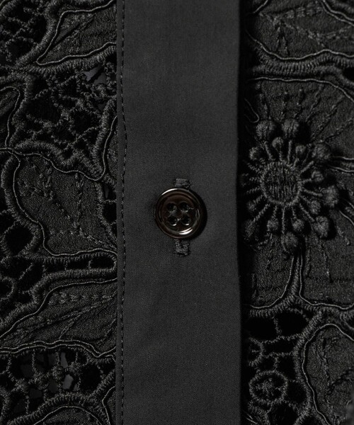 ANAYI（アナイ）の「レース刺繍クロップドシャツ（シャツ/ブラウス・レディース・ブラック/ブラウン・38/36）」の20枚目の写真