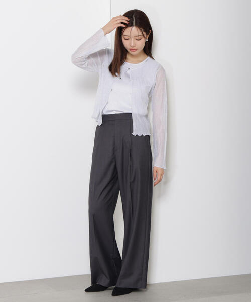 PROPORTION BODY DRESSING(プロポーションボディドレッシング)の「<ウォッシャブル>イージーワイドパンツ / 1215230804(その他パンツ・レディース・ダークグレー/ブラウン・SMALL/MEDIUM/P/S)」の18枚目の写真