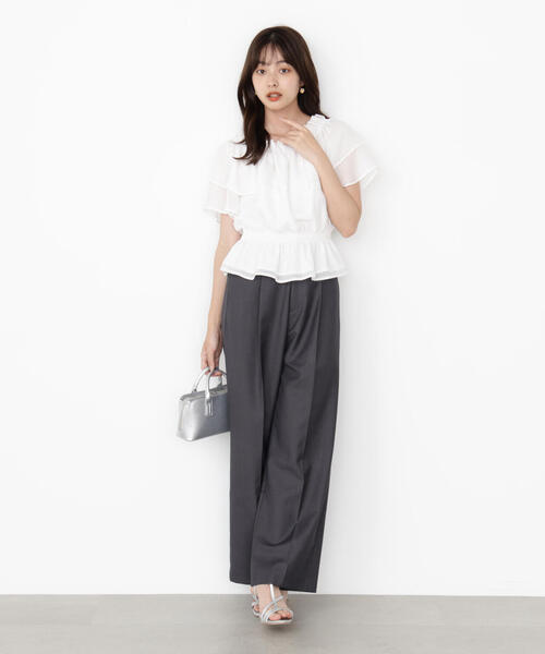 PROPORTION BODY DRESSING(プロポーションボディドレッシング)の「<ウォッシャブル>イージーワイドパンツ / 1215230804(その他パンツ・レディース・ダークグレー/ブラウン・SMALL/MEDIUM/P/S)」の20枚目の写真