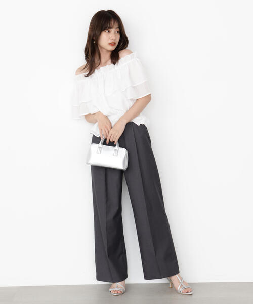 PROPORTION BODY DRESSING(プロポーションボディドレッシング)の「<ウォッシャブル>イージーワイドパンツ / 1215230804(その他パンツ・レディース・ダークグレー/ブラウン・SMALL/MEDIUM/P/S)」の21枚目の写真