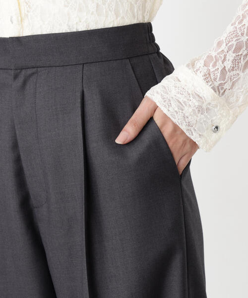 PROPORTION BODY DRESSING(プロポーションボディドレッシング)の「<ウォッシャブル>イージーワイドパンツ / 1215230804(その他パンツ・レディース・ダークグレー/ブラウン・SMALL/MEDIUM/P/S)」の4枚目の写真
