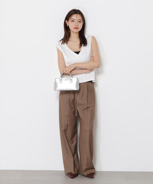 PROPORTION BODY DRESSING(プロポーションボディドレッシング)の「<ウォッシャブル>イージーワイドパンツ / 1215230804(その他パンツ・レディース・ダークグレー/ブラウン・SMALL/MEDIUM/P/S)」の9枚目の写真