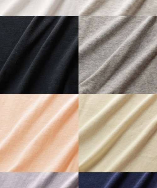 BACKYARD FAMILY(バックヤードファミリー)の「UVボトルネックタンクトップ(Tシャツ/カットソー・レディース・サックスブルー/オフホワイト/ネイビー/ブラック/アイボリー/ミント/ピンク系その他/杢グレー/ブラウン/グレイッシュベージュ/ダークブラウン・M/L/XL)」の12枚目の写真